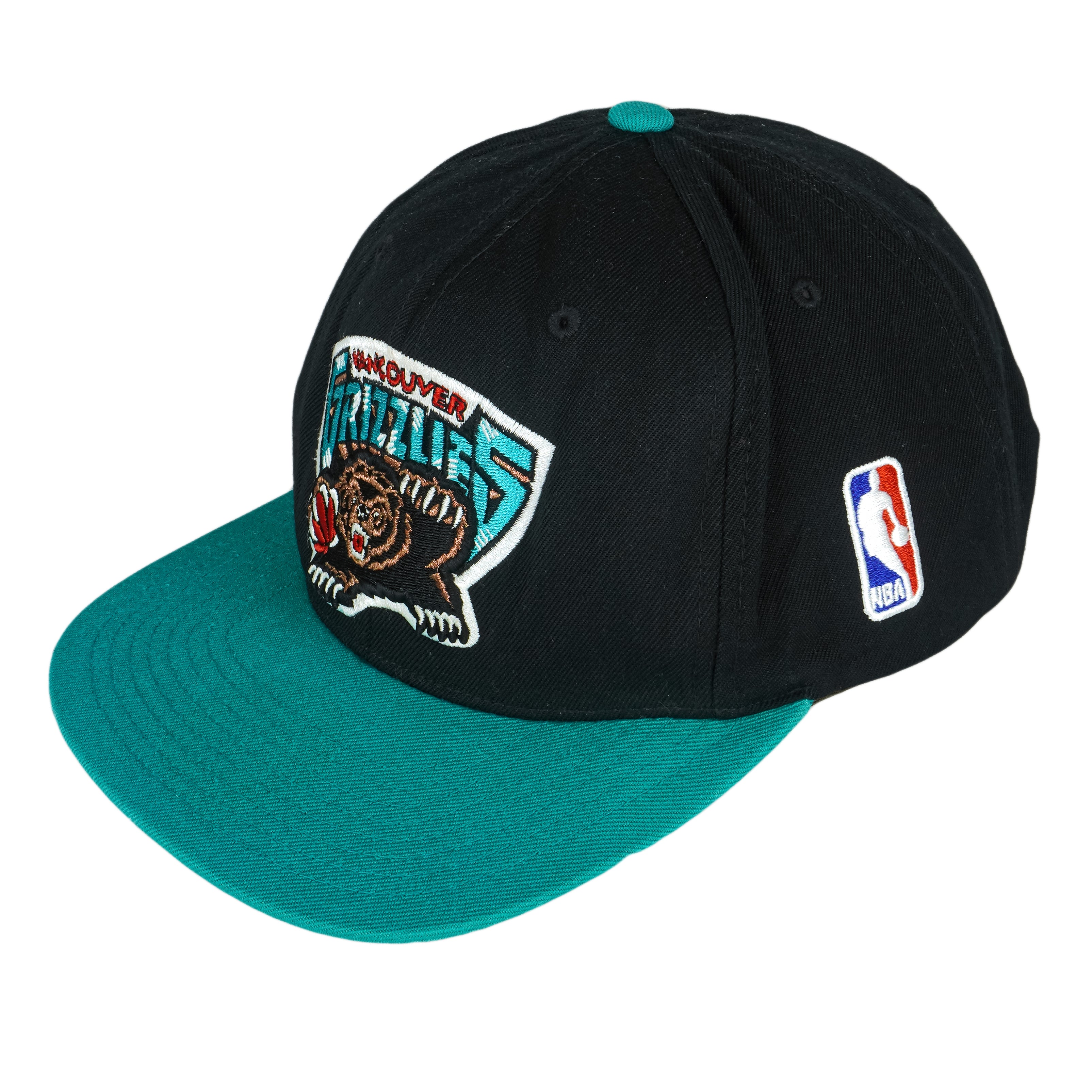 Vintage NBA (Mitchell and Ness) - Utah Jazz Spell-Out Fitted Hat 7 1/4