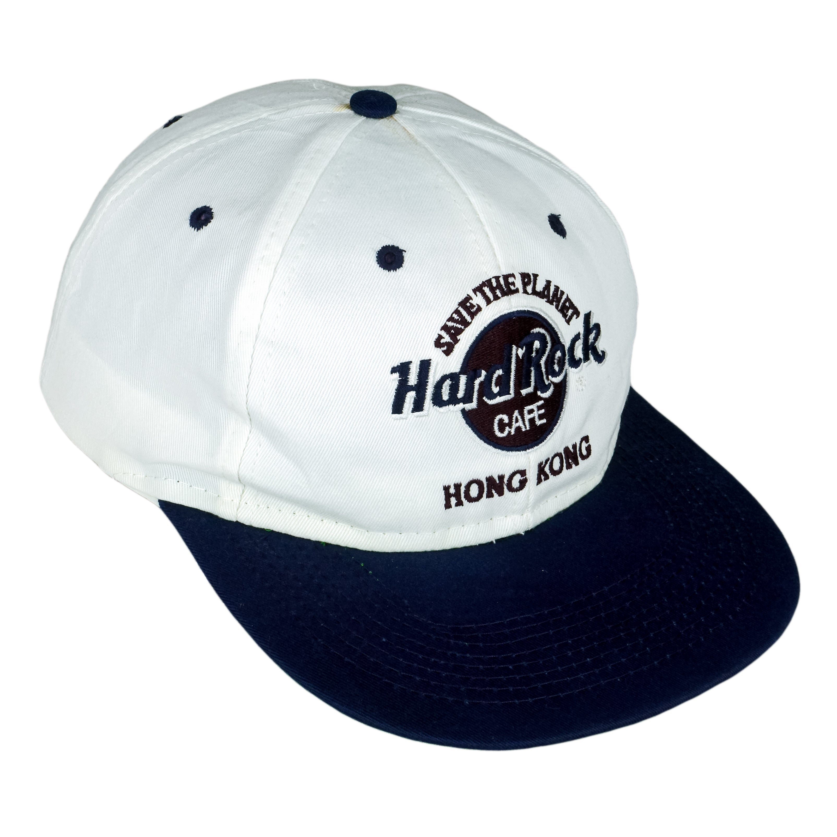 Vintage Hard Rock Cafe Hong Kong Snapback Hat 1990s Adjustable Vintage Club Clothing