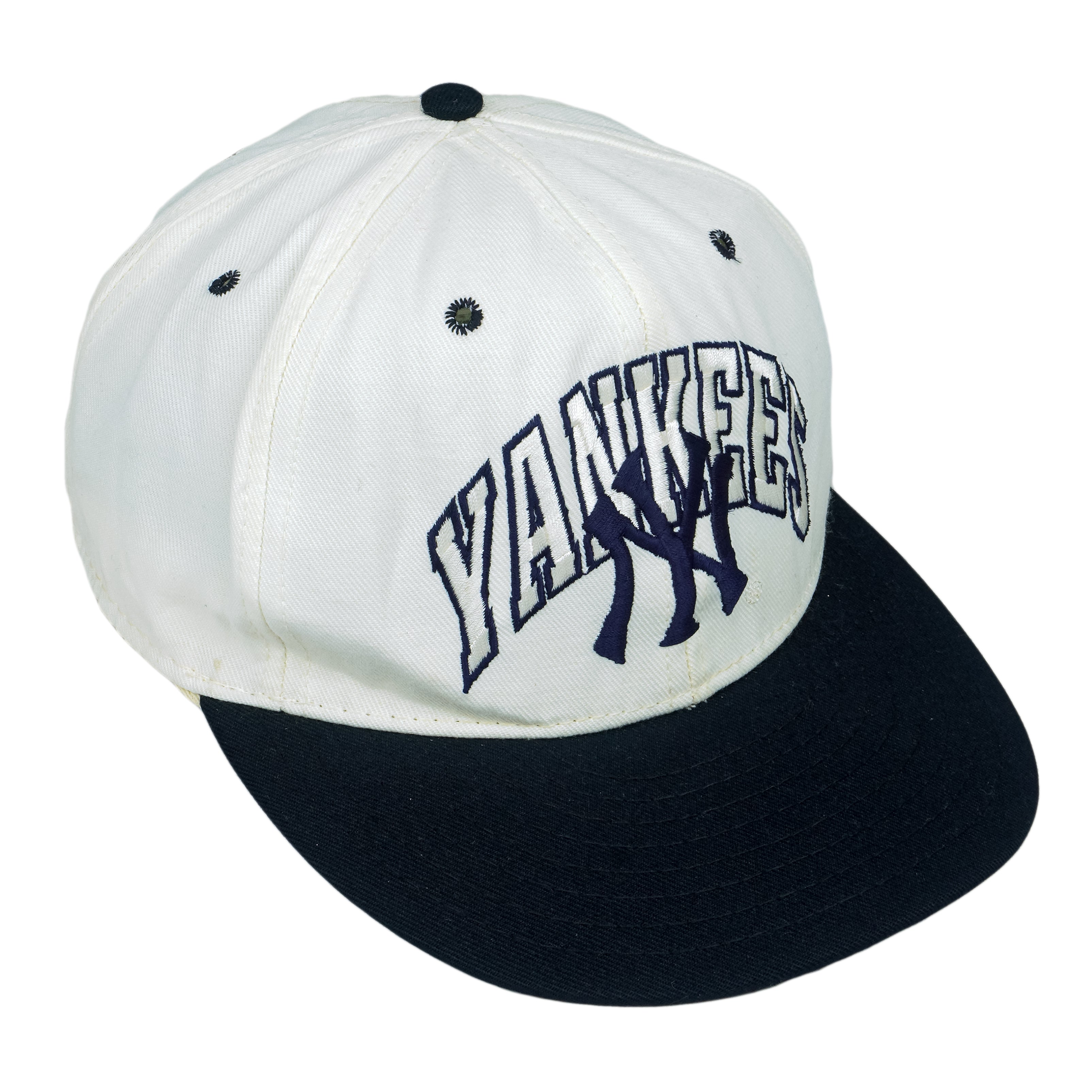 Vintage New York Yankees Snapback Hat Logo 7 MLB Baseball 