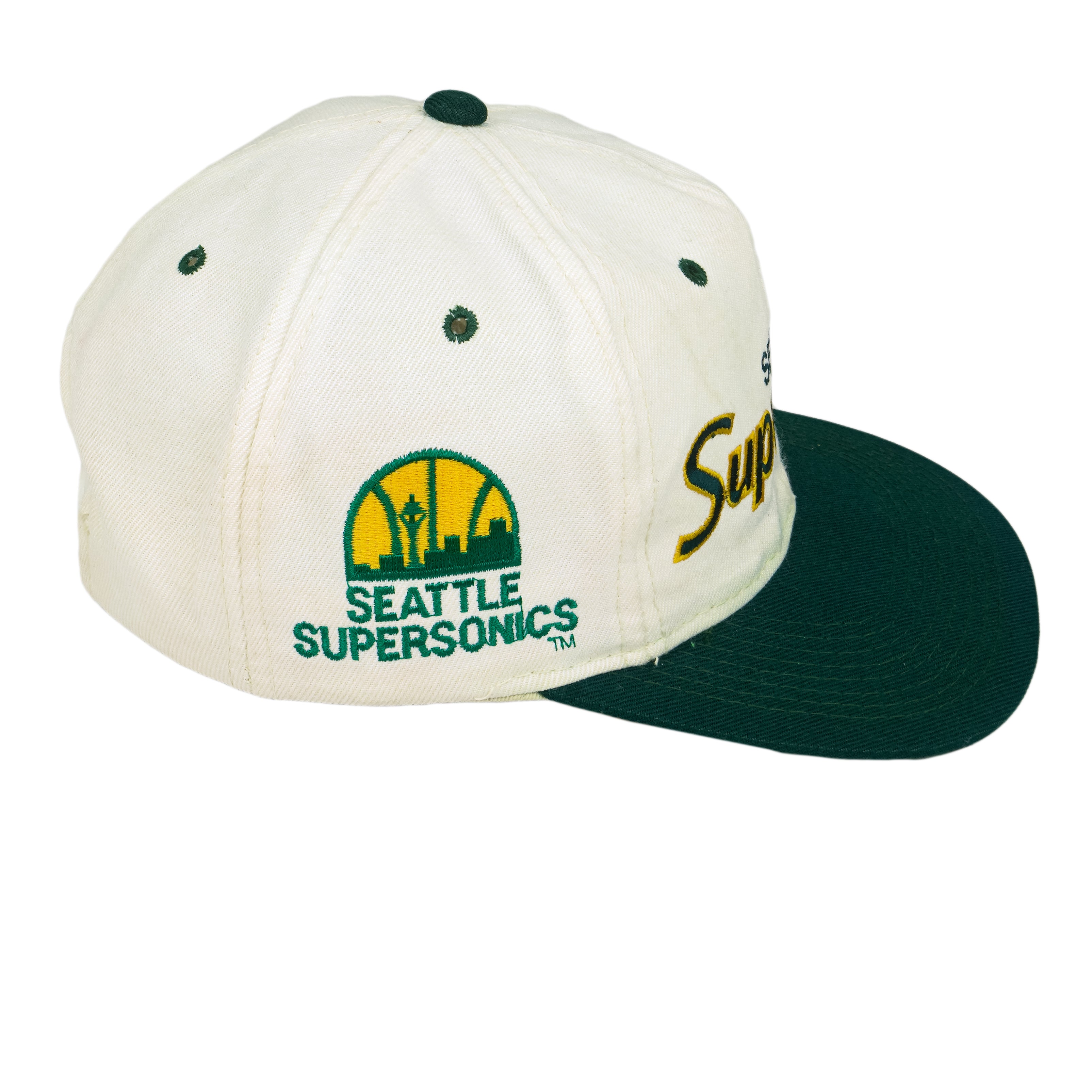 Seattle Supersonics NBA Vintage 90's Sports Specialties Hat Snapback Wave