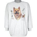 Vintage (Gildan) - Shiba Inu Sweatshirt 1990s X-Large Vintage Retro