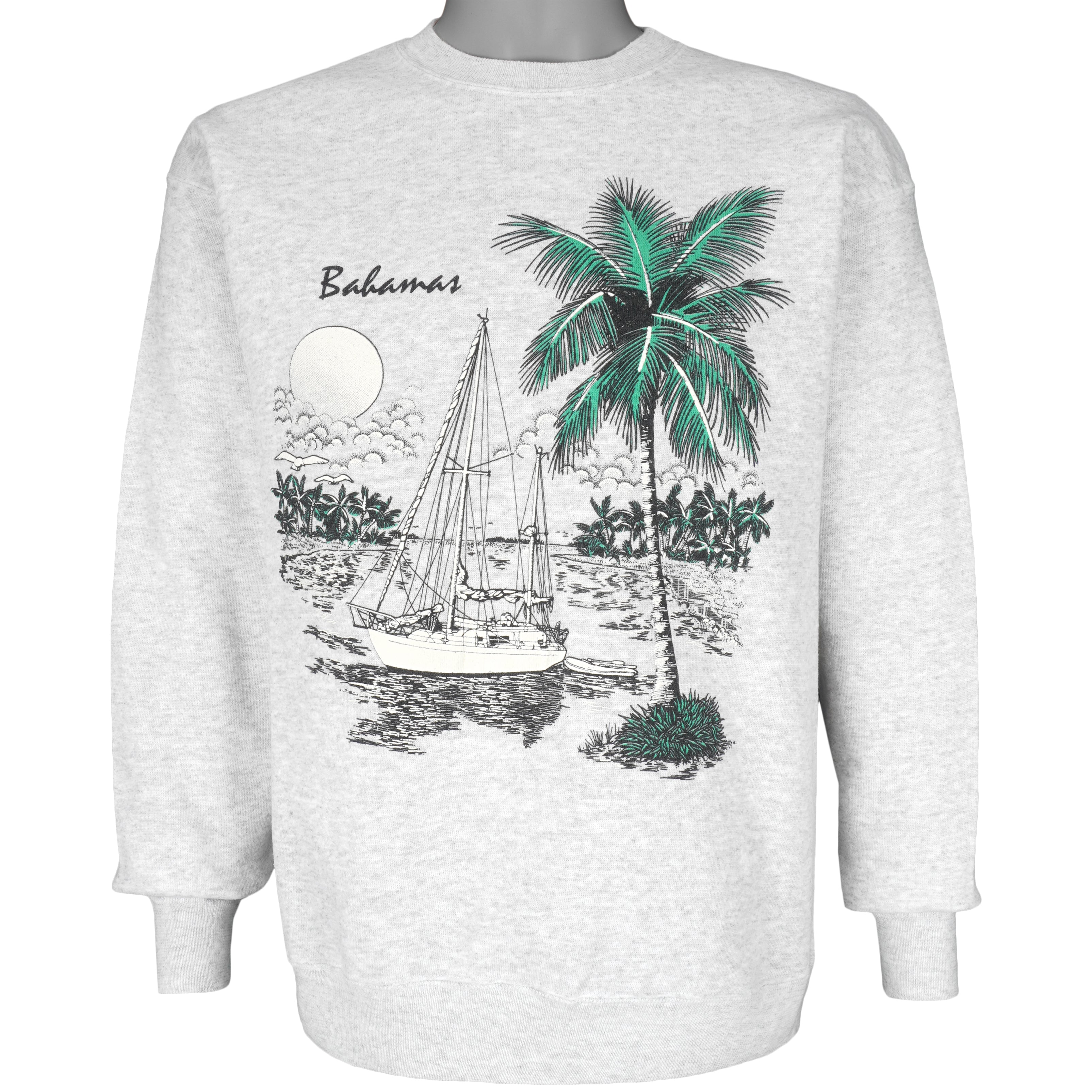 Tommy Bahama, Shirts, Philadelphia Eagles Nfl Tommy Bahama Heather Gray  Fleece Crewneck Sweatshirt