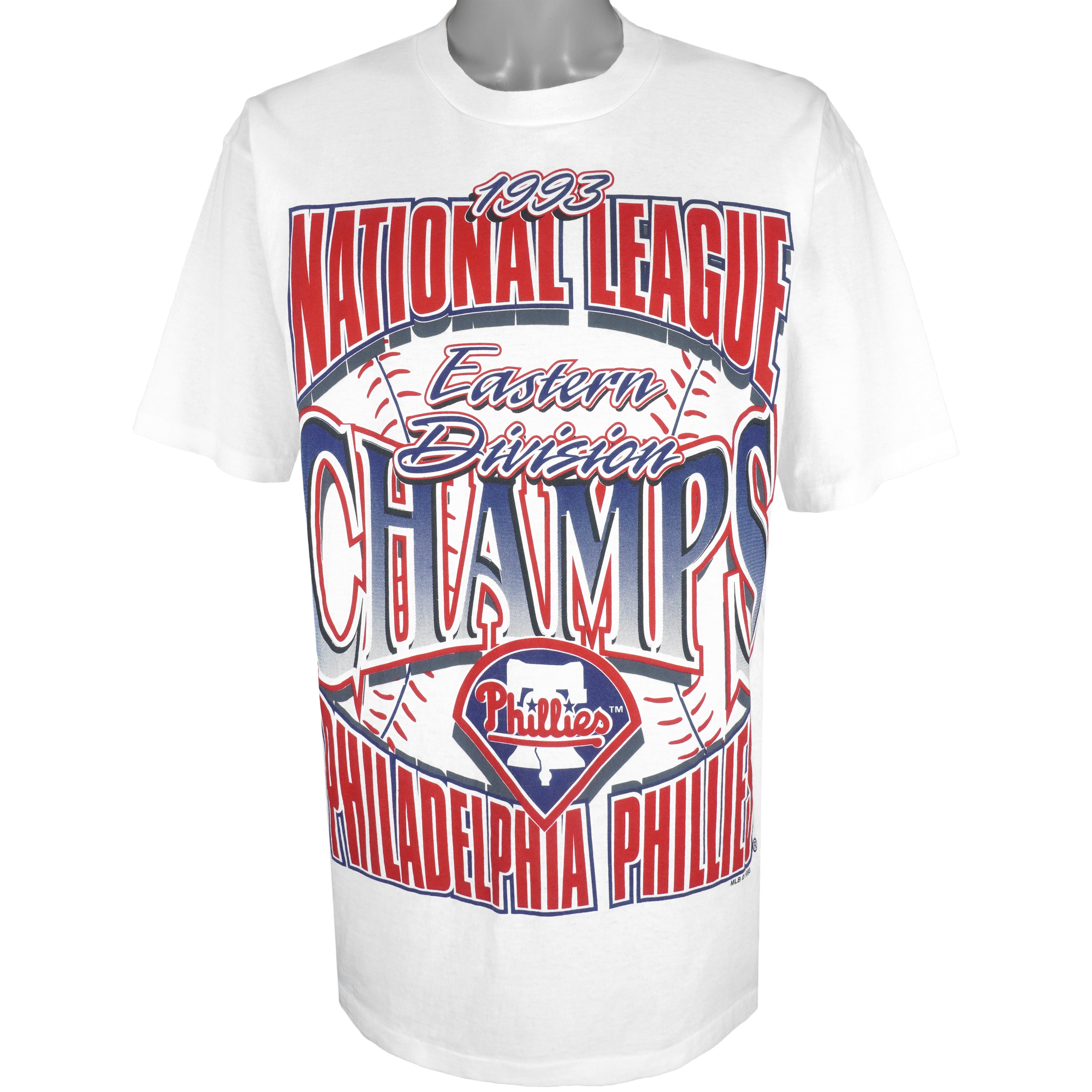 90s Philadelphia Phillies 1993 NL Champions t-shirt Large - The