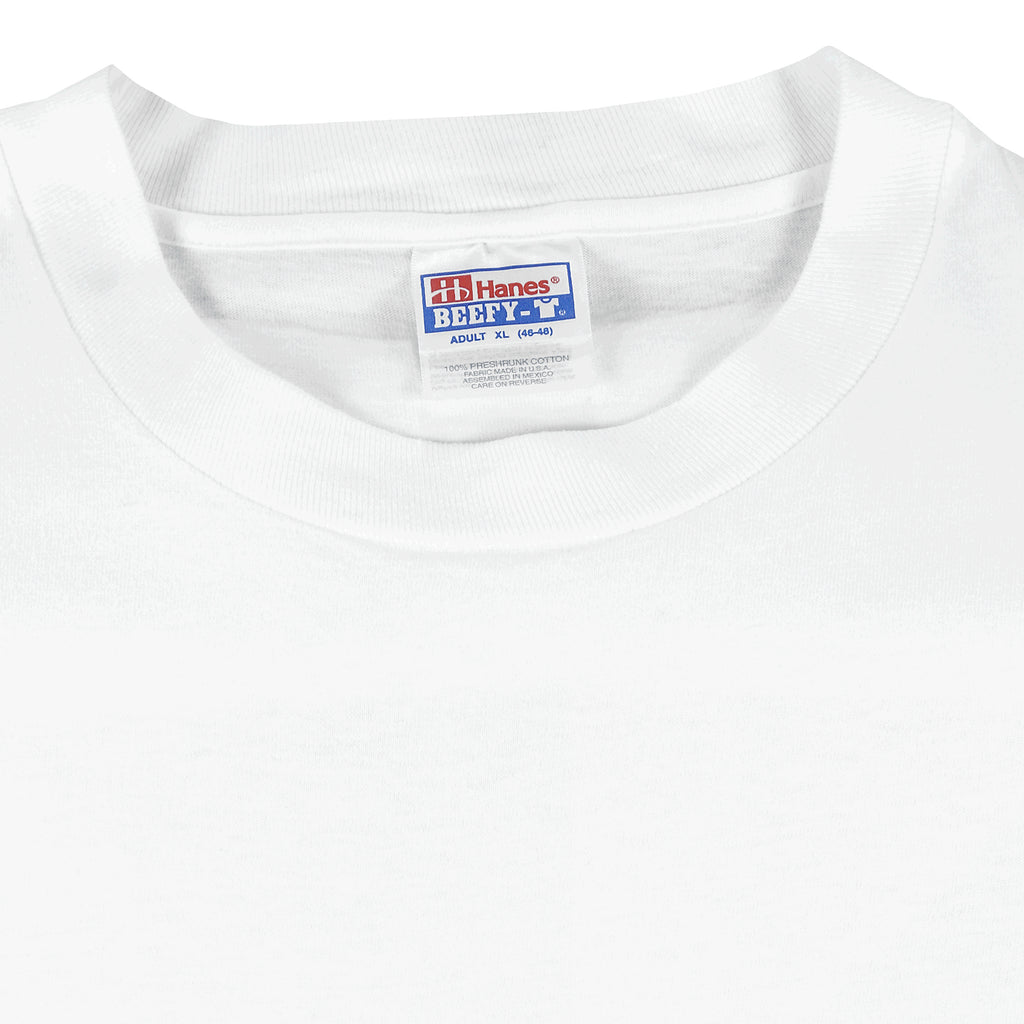 Vintage (Hanes) - White FedEx T-Shirt 1990s X-Large Vintage Retro