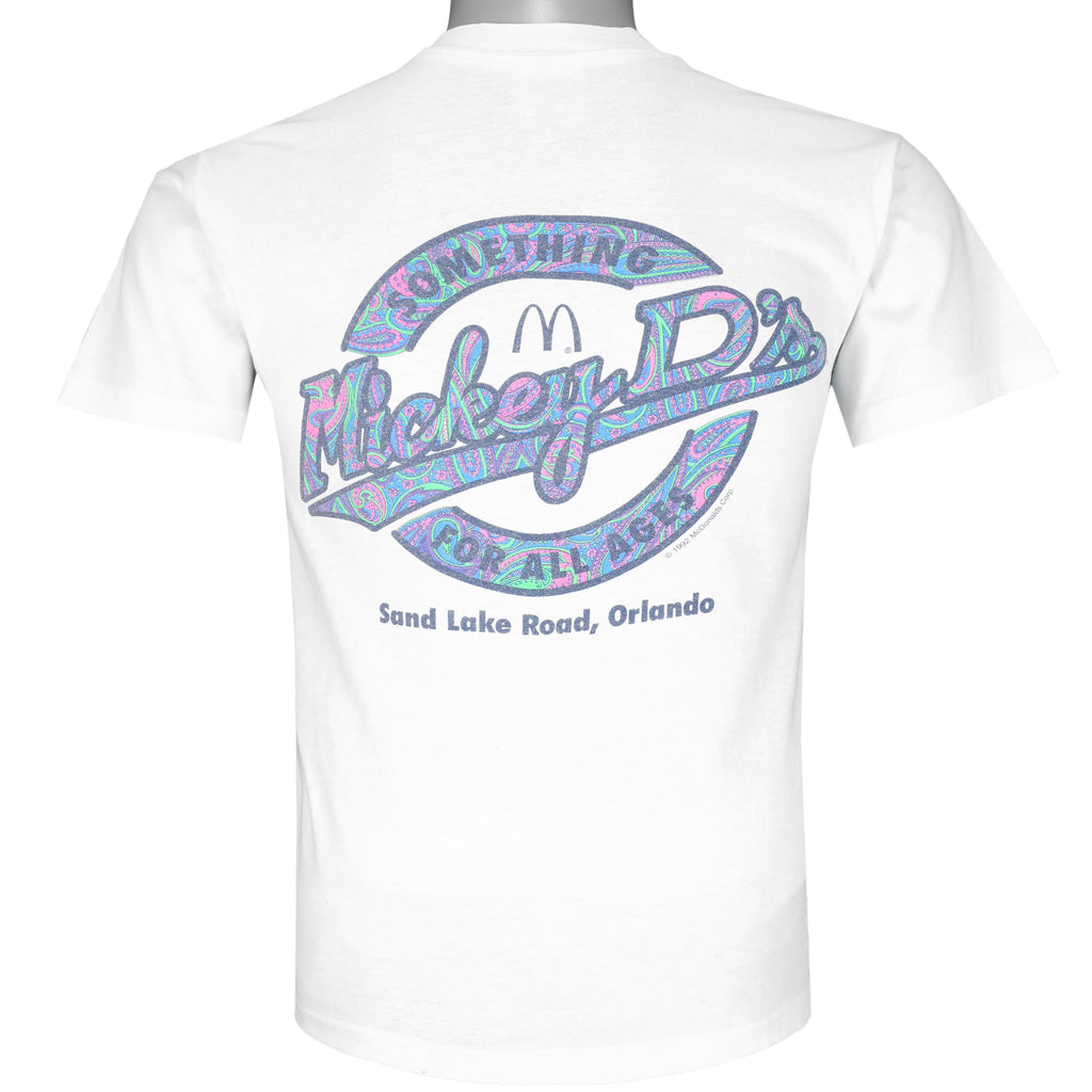 Vintage (Hanes) - Something for All Ages, Mcdonalds T-Shirt 1992 Large Vintage Retro