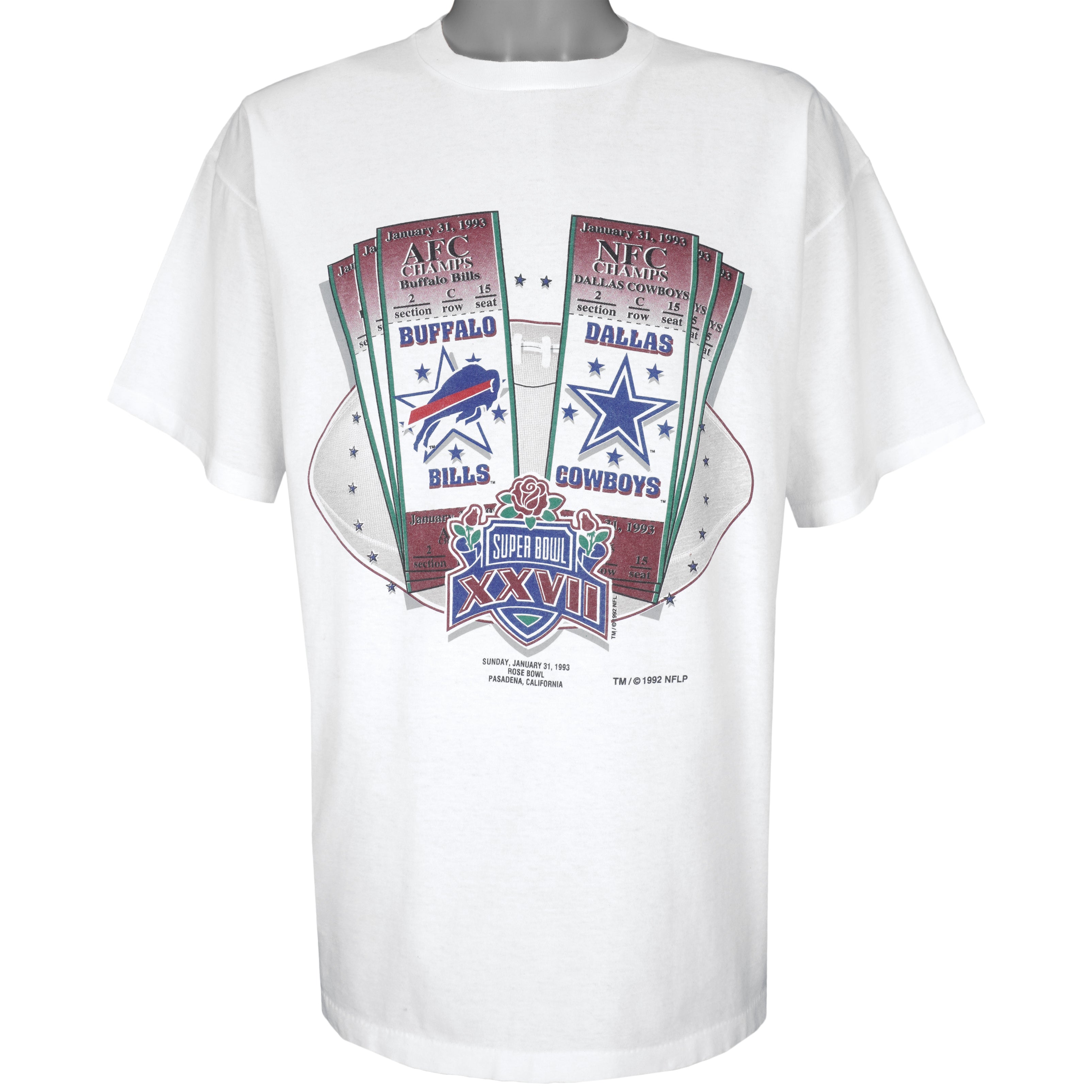 Vintage Montreal Expos Super Bowl XXVII T-Shirt (1992) 
