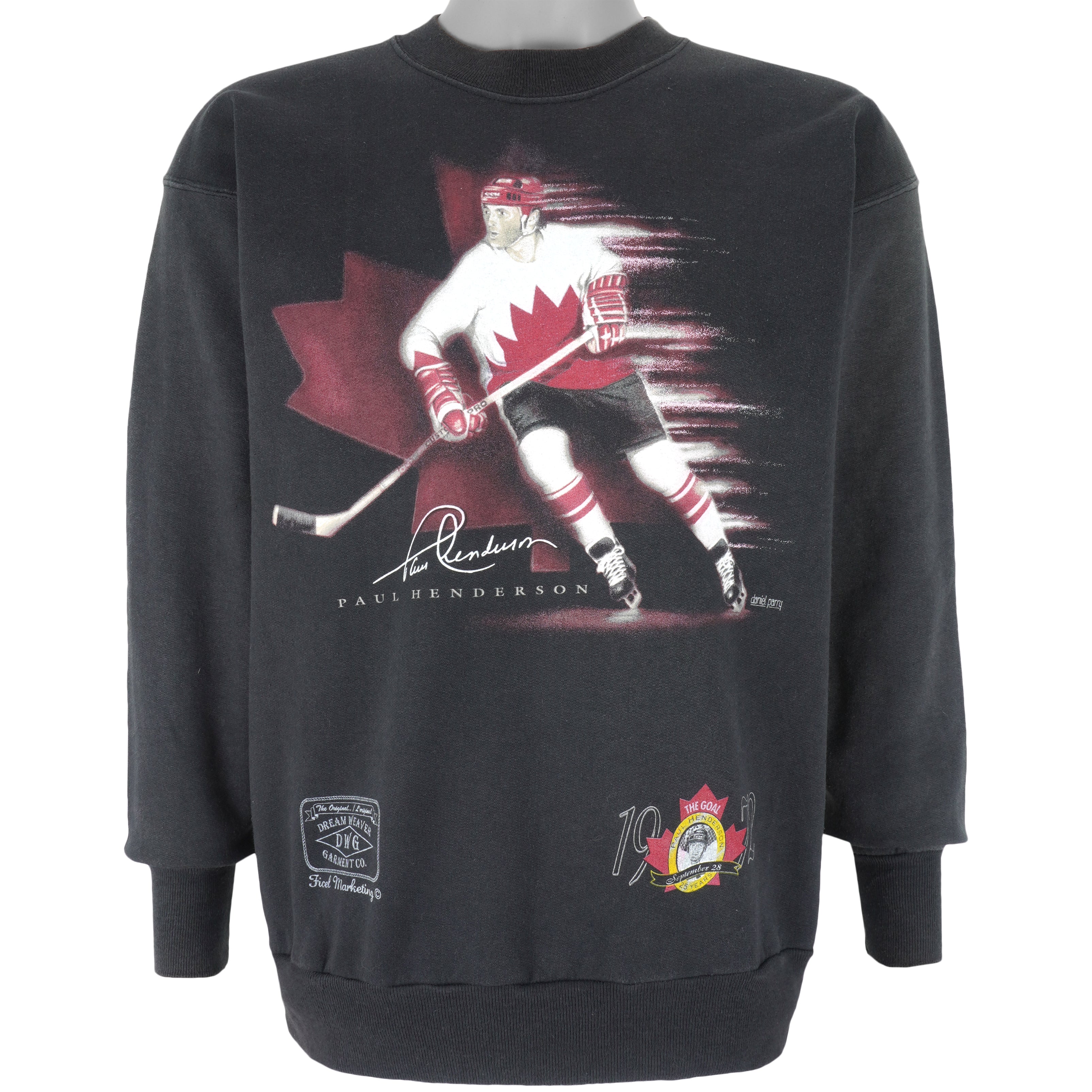 Vintage (Hanes) - Team Canada Hockey Paul Henderson Sweatshirt 1997 X-Large