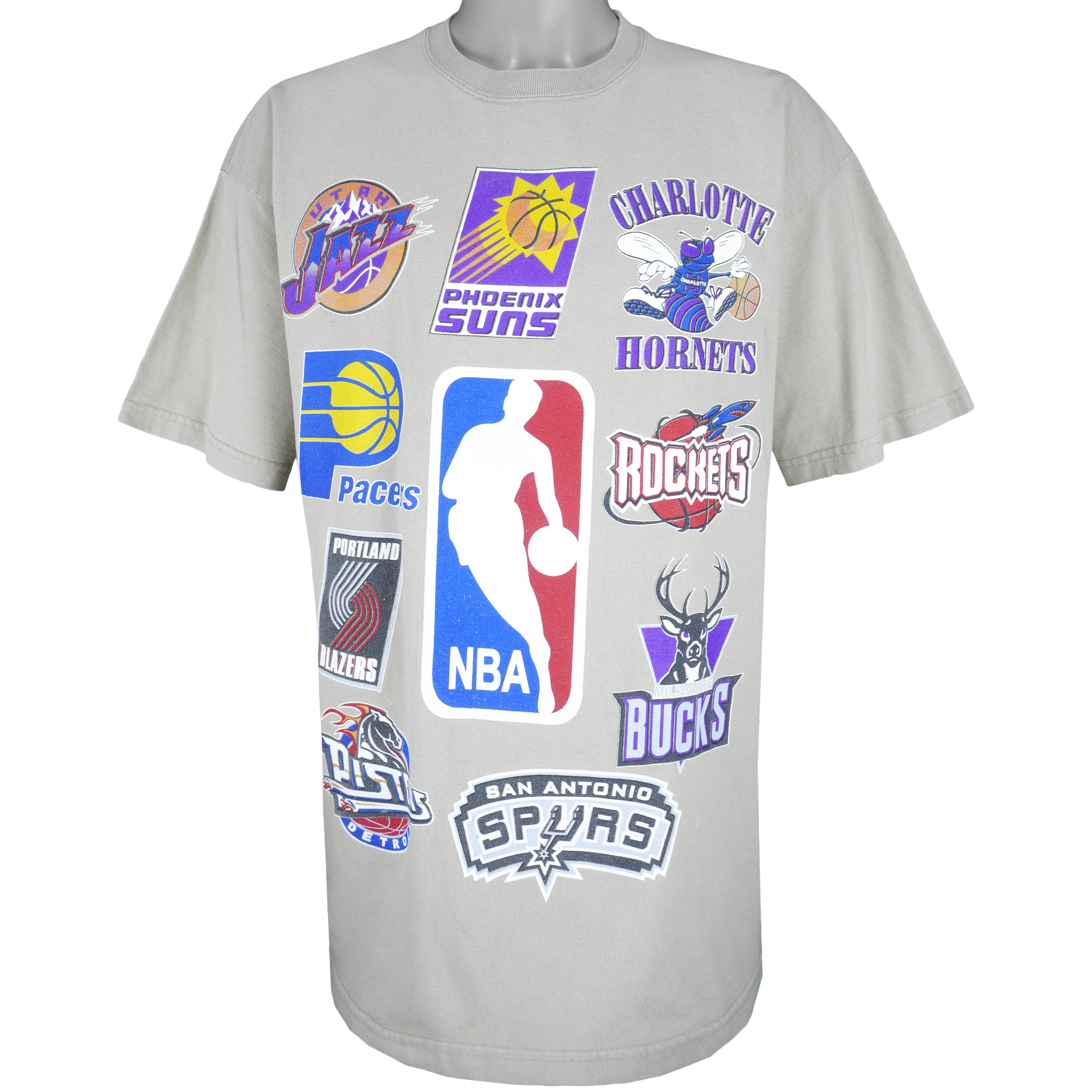 Men's NBA Logo Nike Black Team NBA T-Shirt