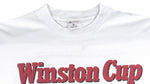 NASCAR - White Winston Cup Series, From Daytona to Atlanta T-Shirt 1993 X-Large Vintage Retro