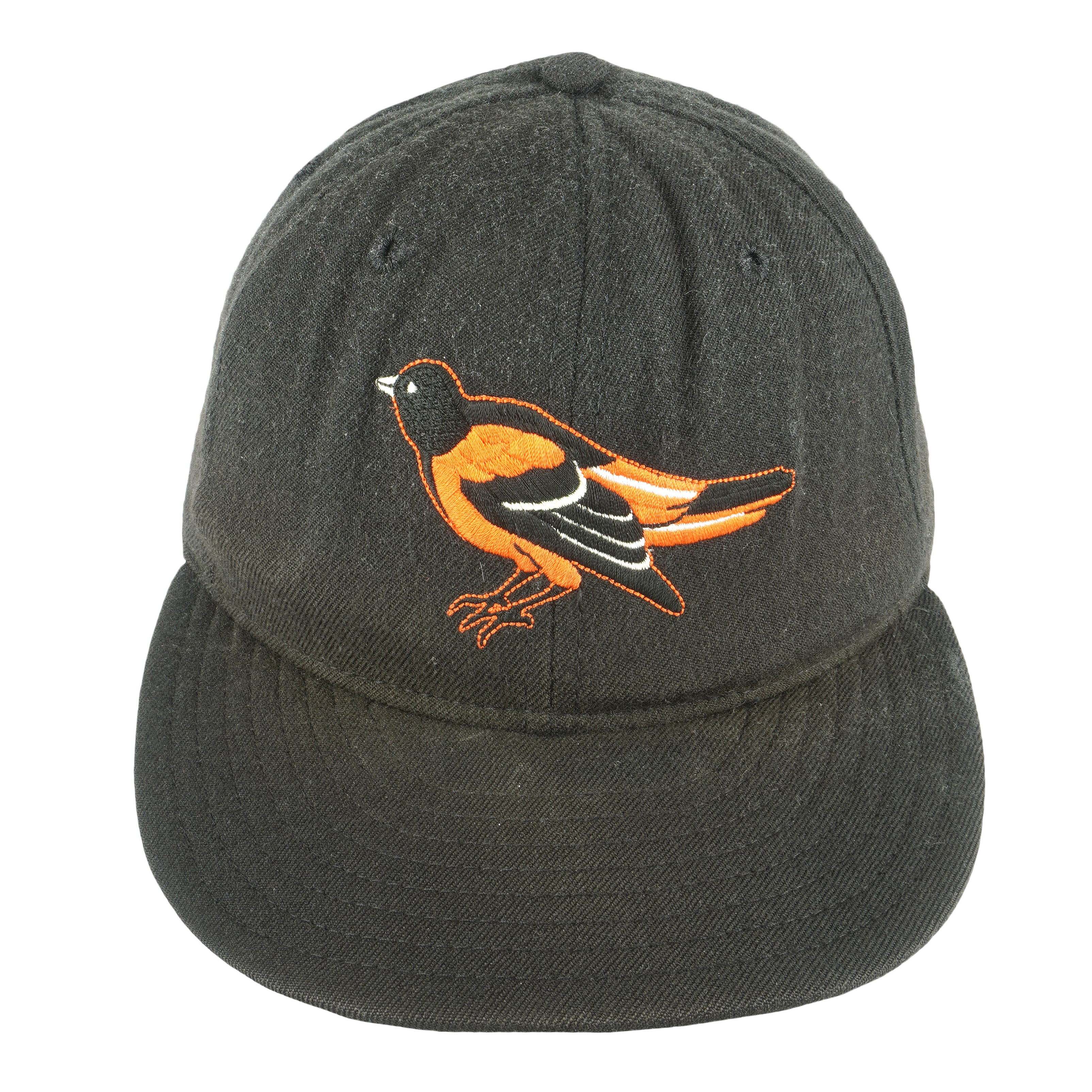 Baltimore Orioles New Era Fitted Hat Unisex Black/Orange New with Tags  7-1/2