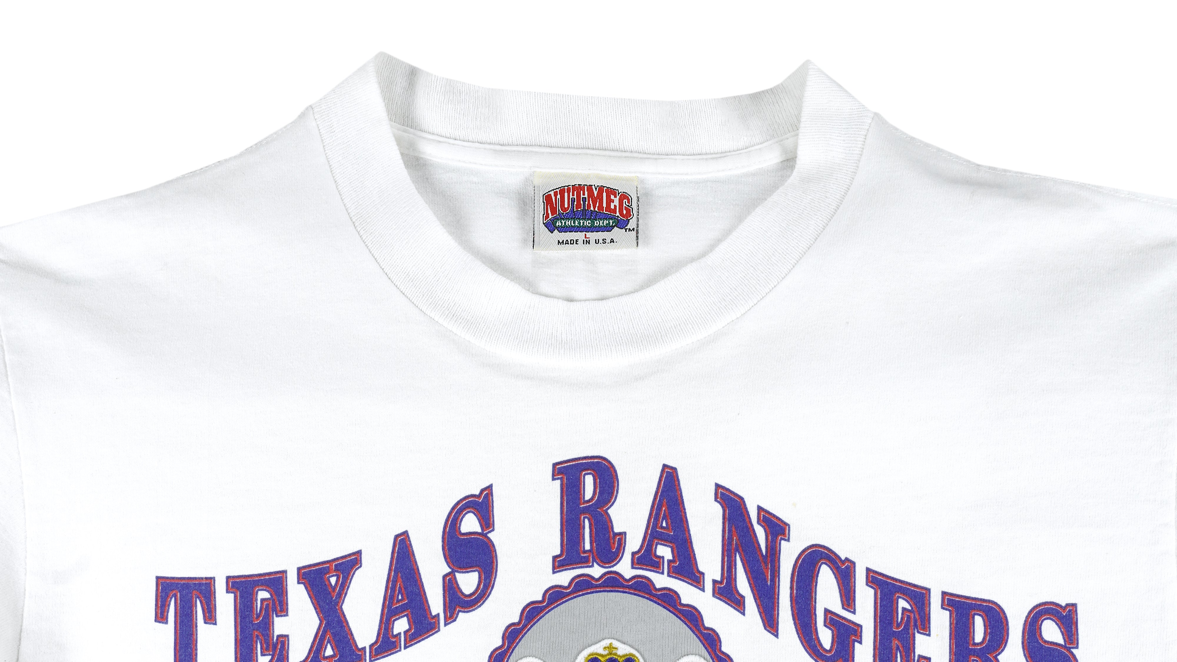 Texas Rangers 1990s MLB Baseball Sports Vintage Crewneck Tee 