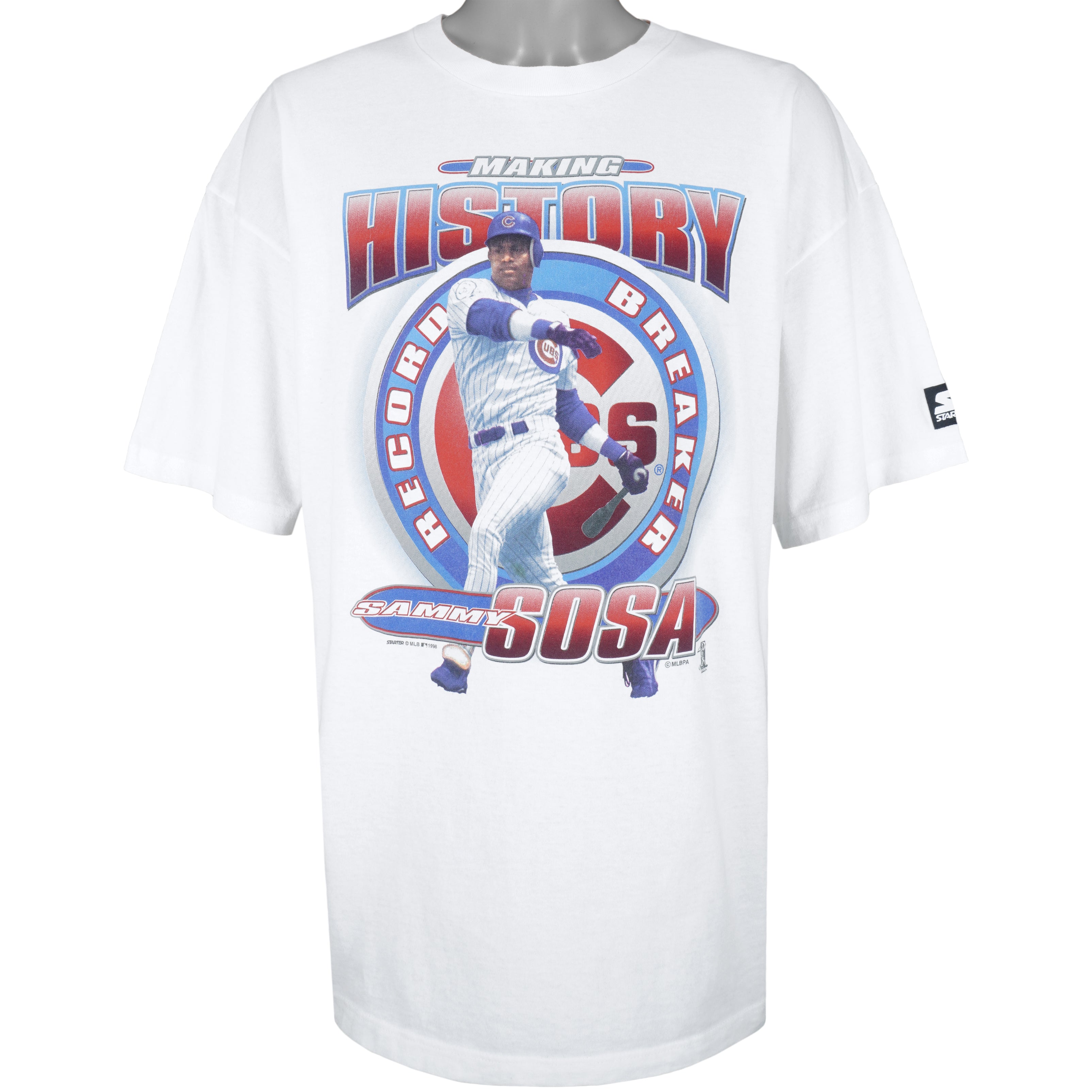 Vintage Starter - Chicago Cubs Sammy Sosa T-Shirt 1998 X-Large – Vintage  Club Clothing