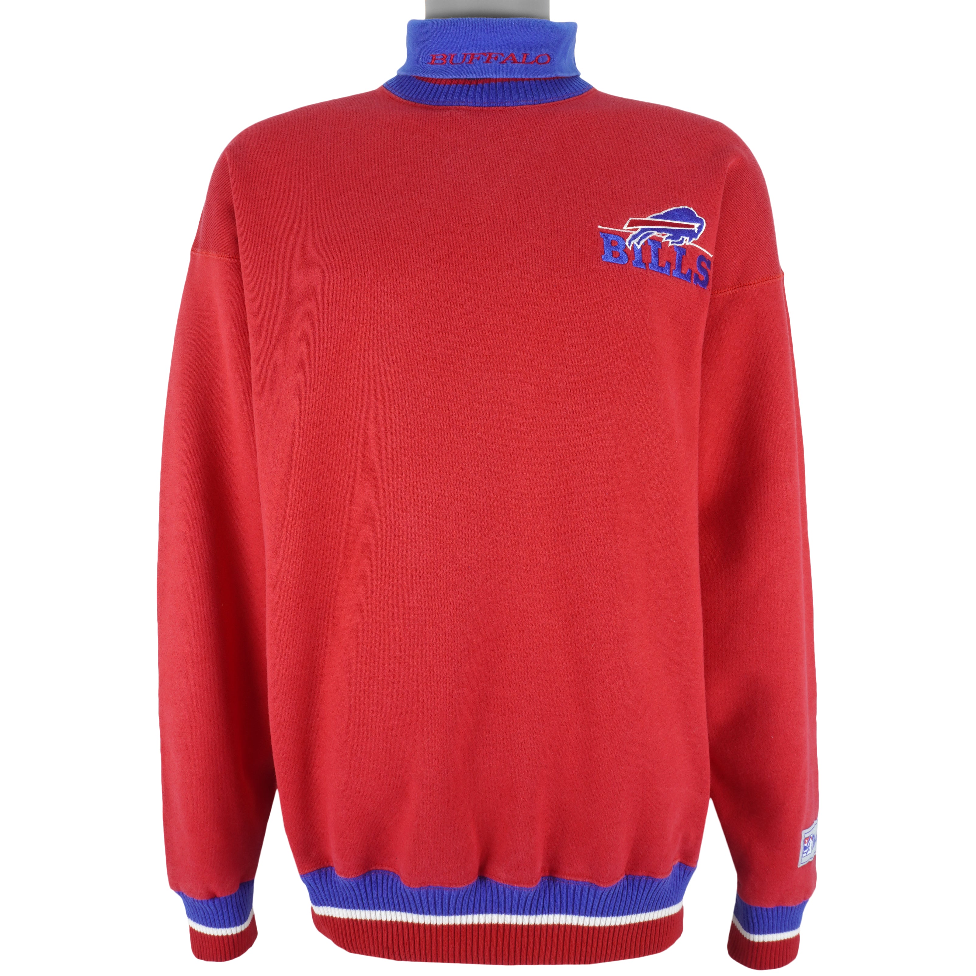 90s Vintage Buffalo Bills Turtleneck Sweatshirt Vintage NFL 