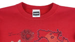 Vintage - Red Mountain Lion Crew Neck Sweatshirt 1990s Medium Vintage Retro