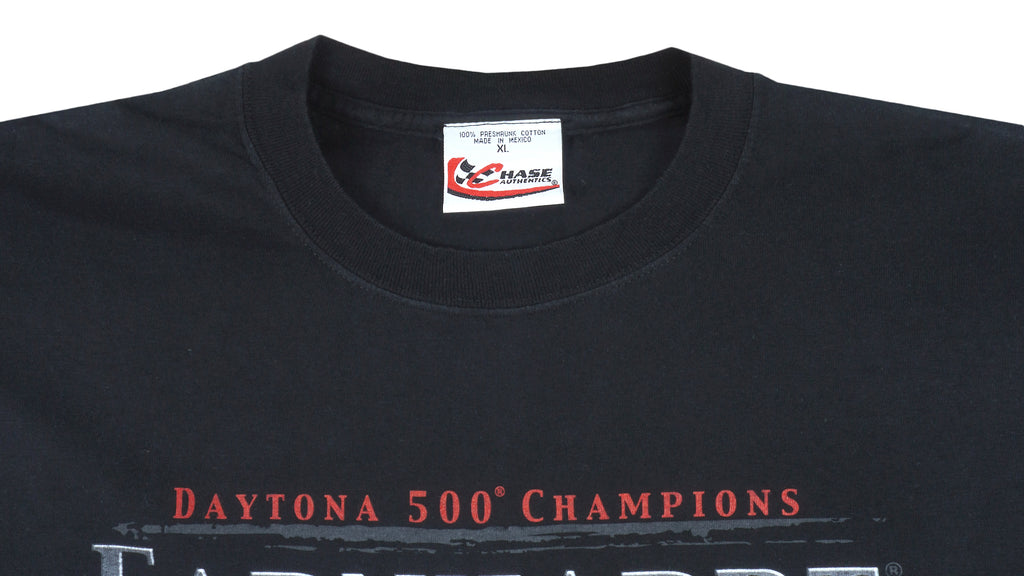 NASCAR (Chase) - Dale Earnhardt, Daytona 500 Champion T-Shirt 1990s X-Large Vintage Retro