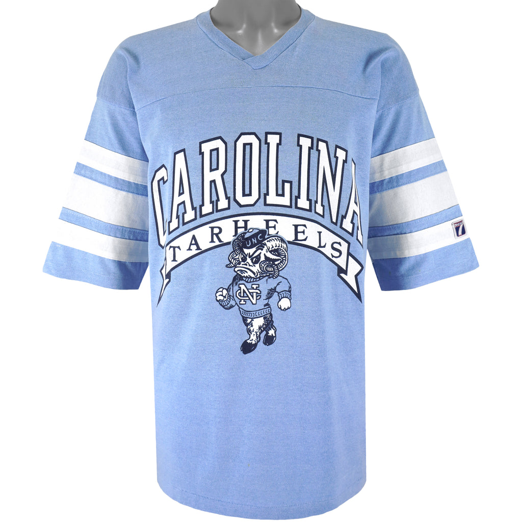 NNC (Logo 7) - North Carolina Tar Heels Football Jersey 1990s Large Vintage Retro Football