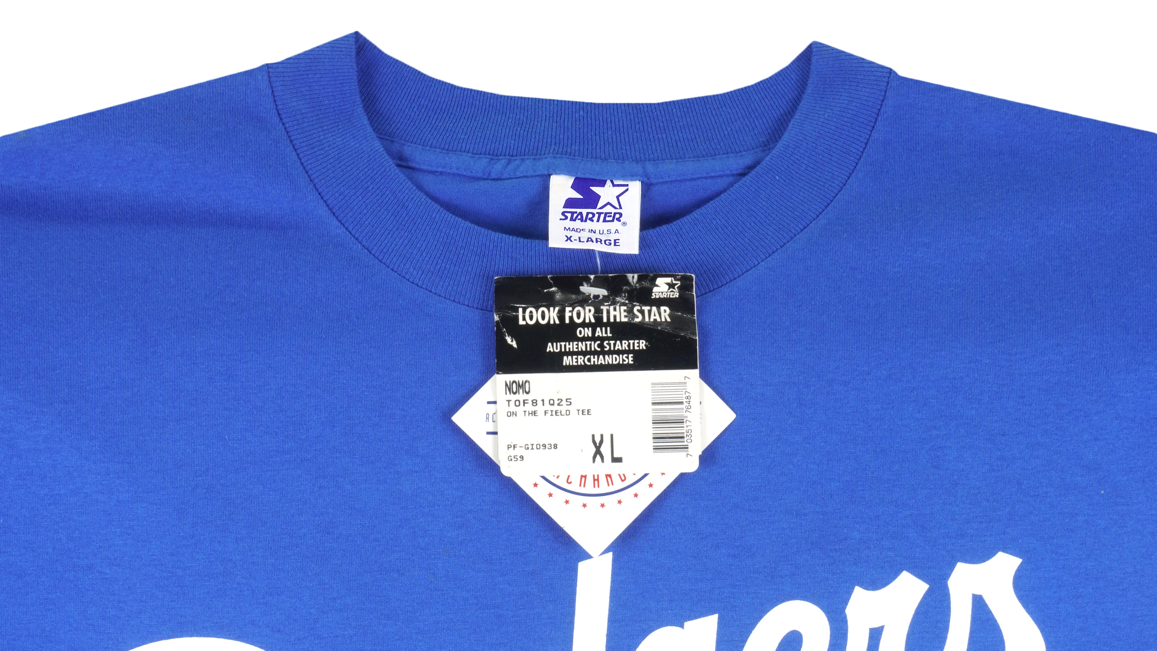 Vintage 00s Blue Majestic MLB Los Angeles Dodgers T-Shirt - X