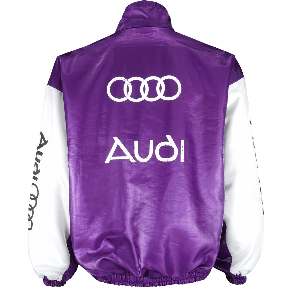 NASCAR - Marlboro Audi Zip-Up Windbreaker 1991 Large Vintage Retro