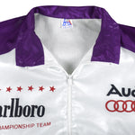 NASCAR - Marlboro Audi Zip-Up Windbreaker 1991 Large Vintage Retro