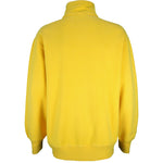 Nautica - Yellow 1/4 Zip Sweatshirt 1990s X-Large Vintage Retro