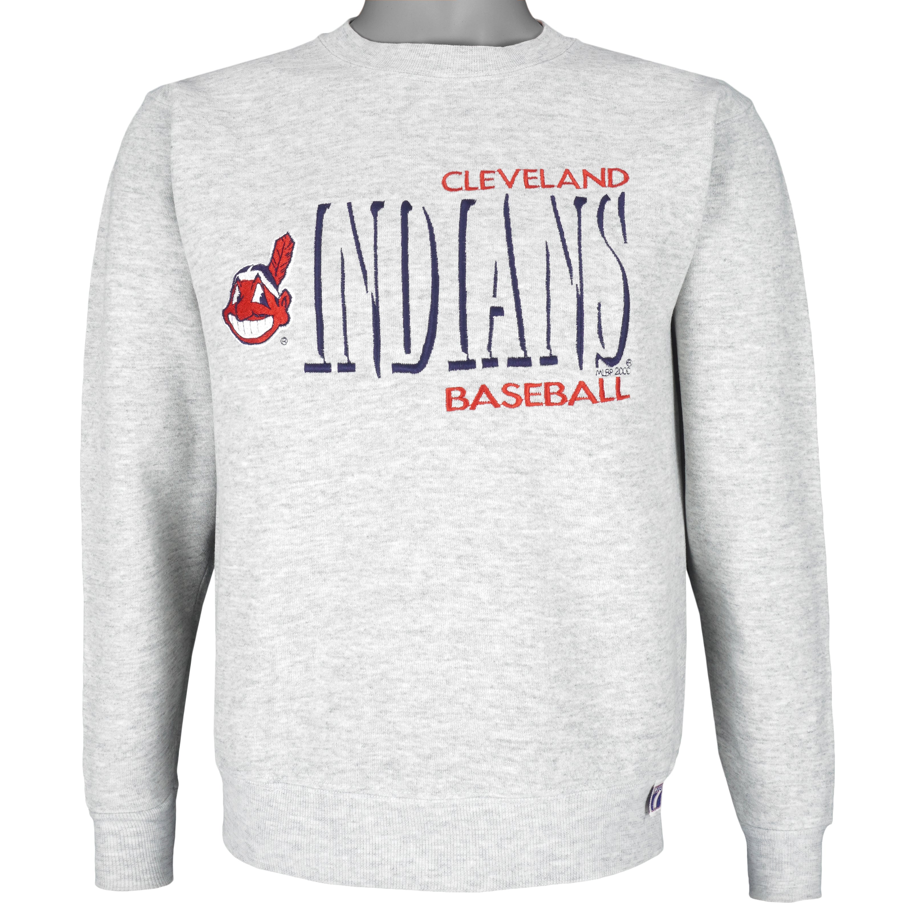 Cleveland Indians Logo Spellout T-shirt L 90s Logo 7 