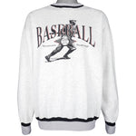 Vintage (BAC) - Baseball American Pastime Crew Neck Sweatshirt 1990s X-Large