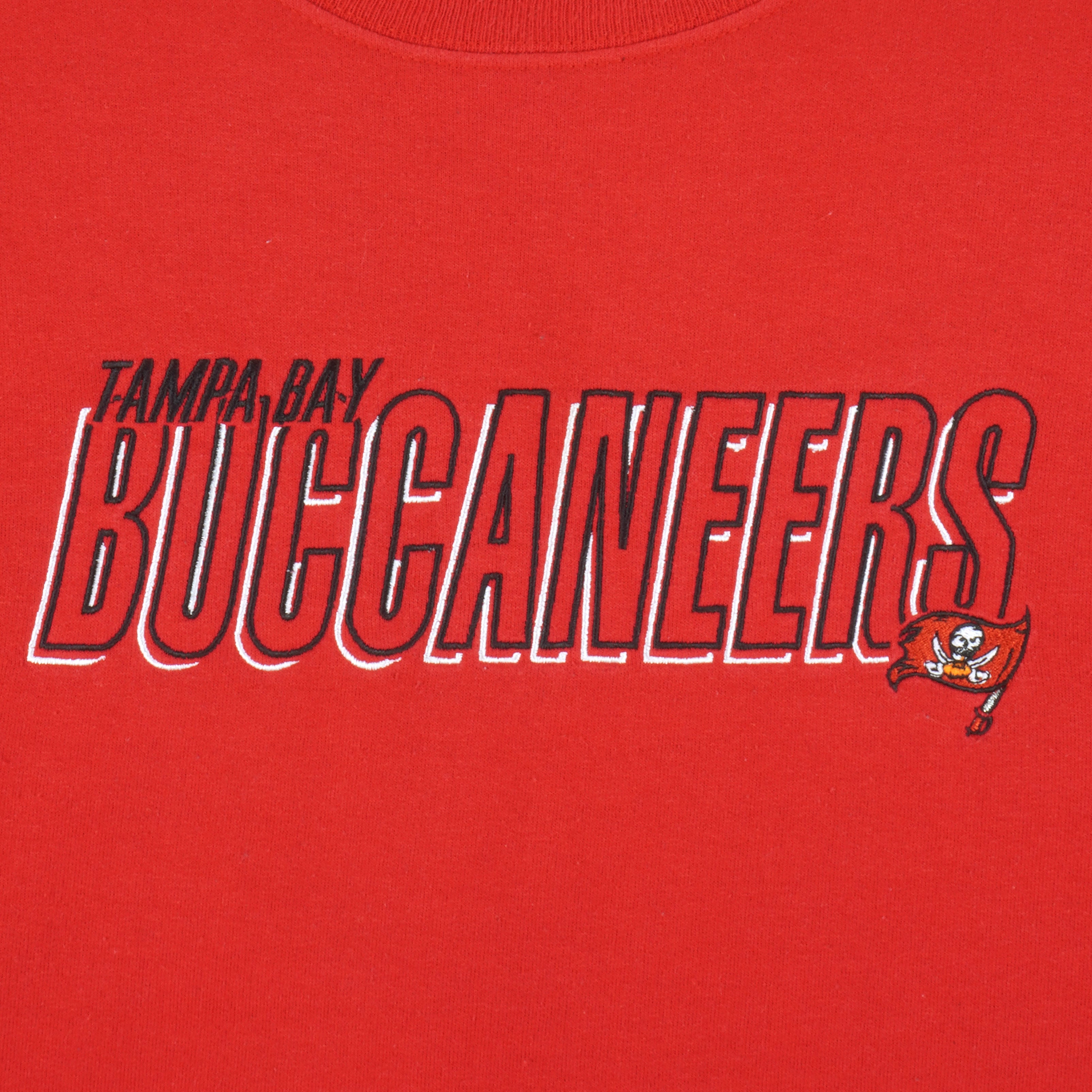 Vintage NFL (Logo Athletic) - Tampa Bay Buccaneers Embroidered Sweatshirt 1990's Large