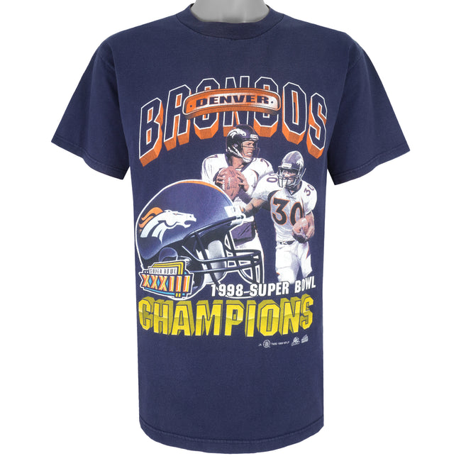 Denver Broncos Vintage T-Shirt Super Bowl Champions 1998 - Tarks Tees