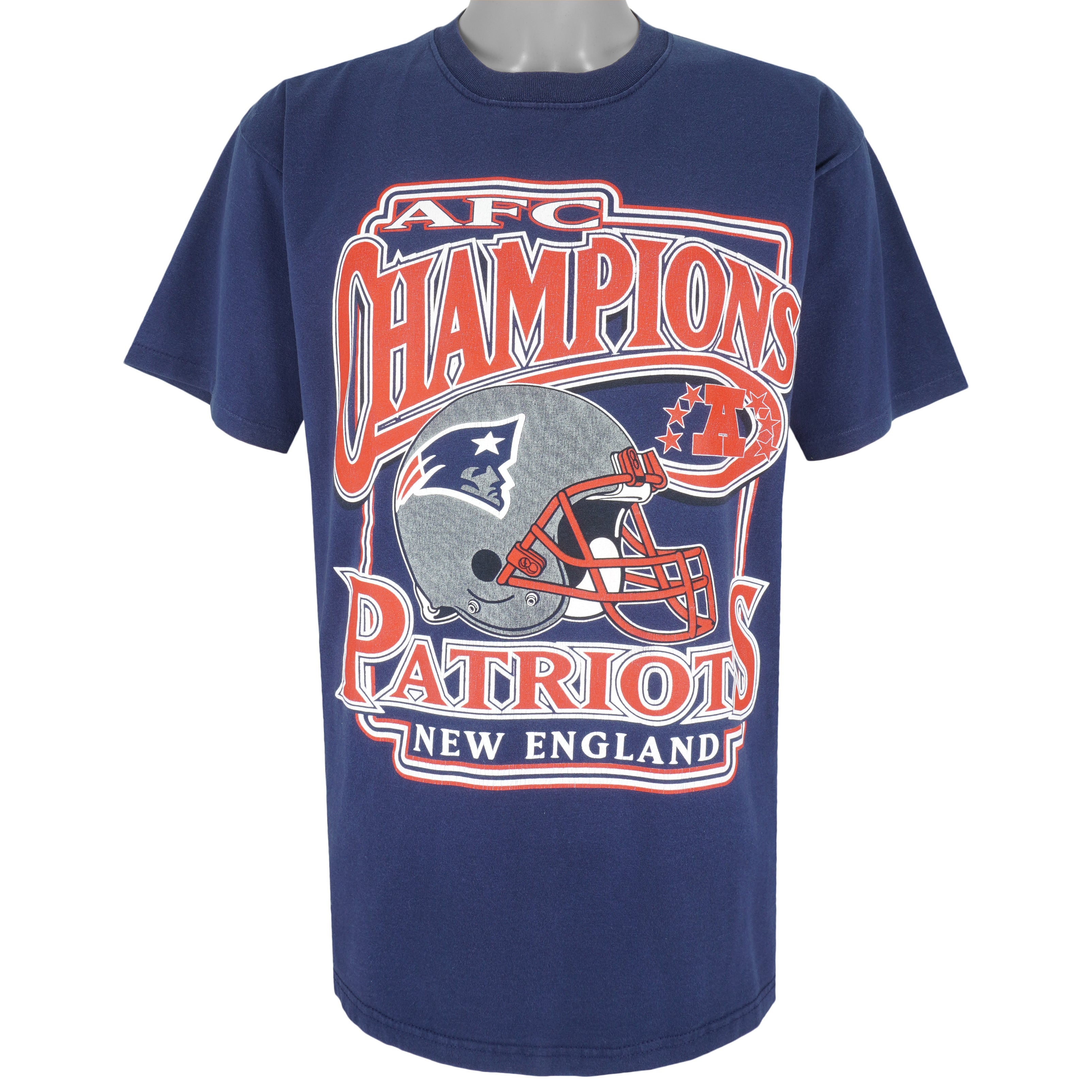 90s New England Patriots AFC Champs 97 NFL Football t-shirt XL