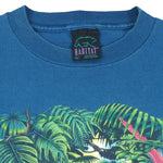 Vintage (Habitat) - Wake Up To The Rain Forest T-Shirt 1990s Large Vintage Retro