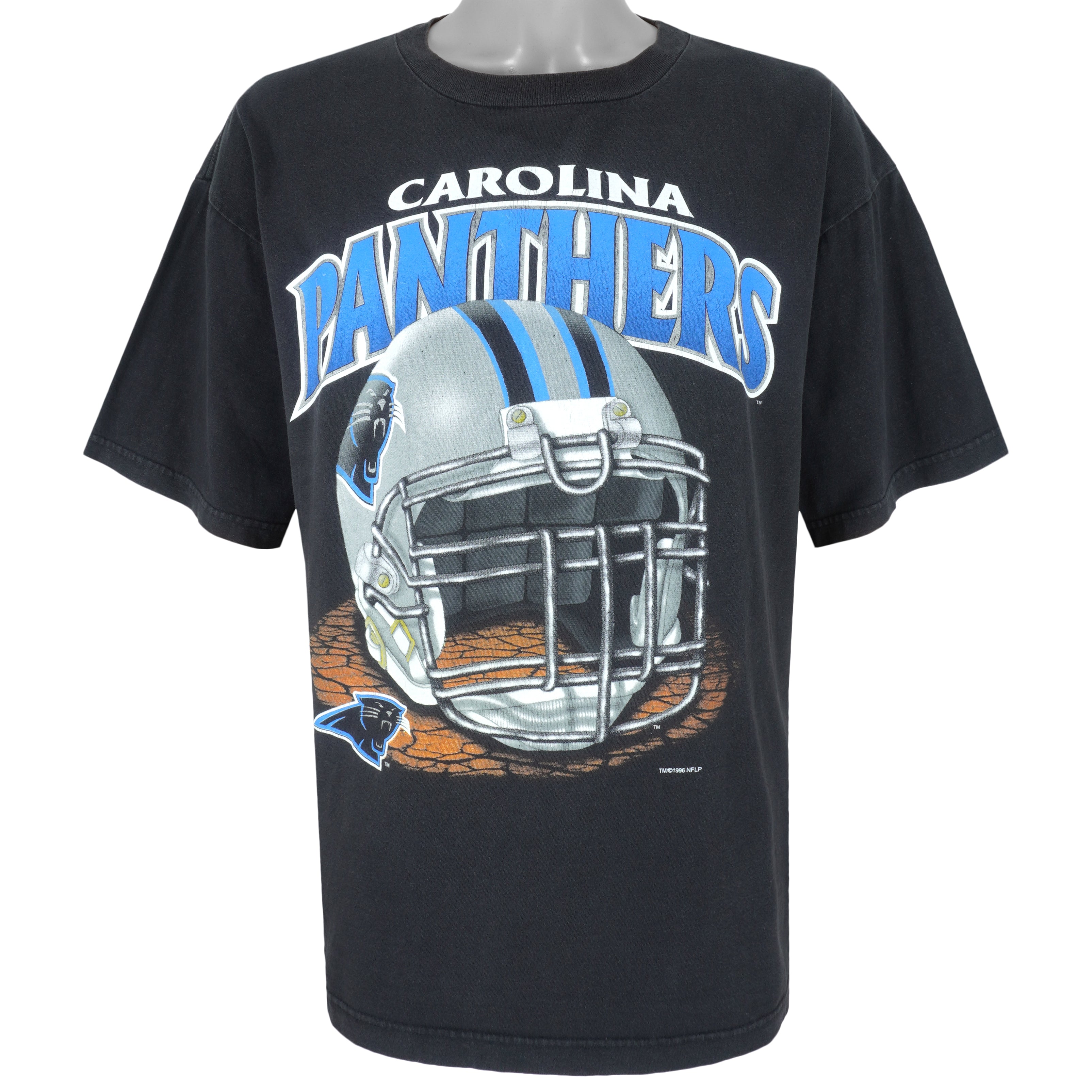 Vintage NFL (Nutmeg) - Carolina Panthers Breakout Big Logo Single Stitch T- Shirt 1993 X-Large – Vintage Club Clothing