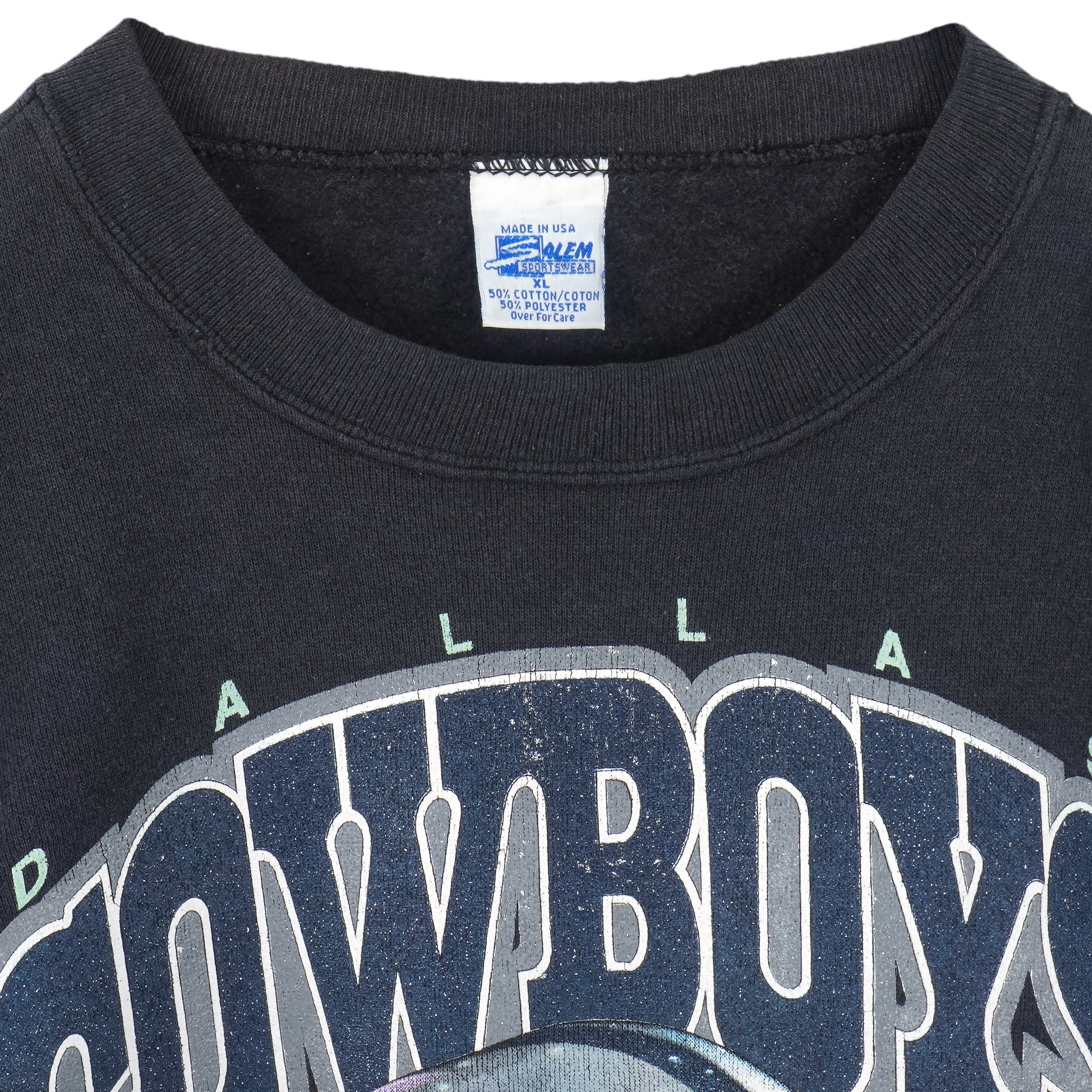 Vintage Dallas Cowboys Wide Print Sweatshirt