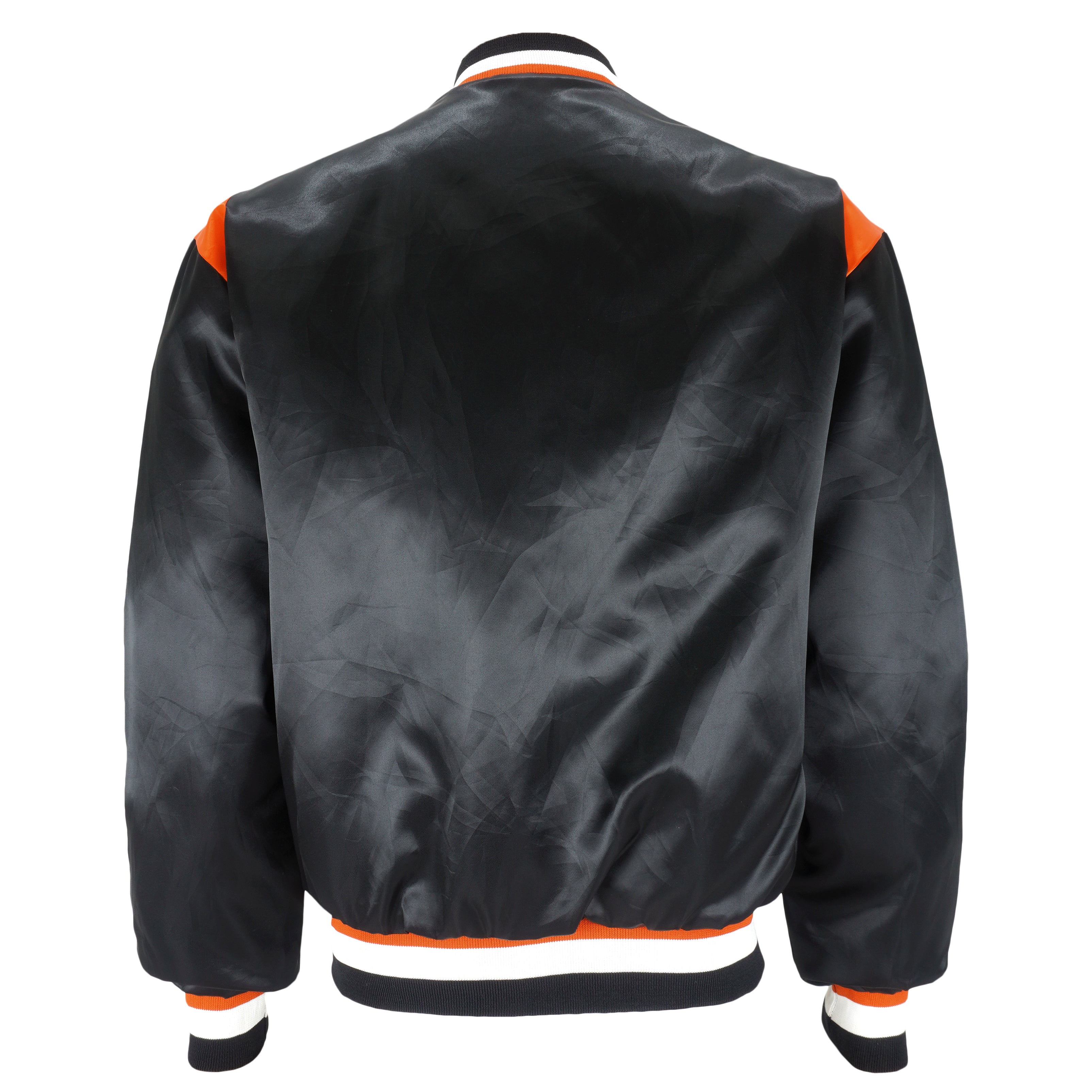 Cincinnati Bengals Two-Tone Wool and Leather Jacket - Black/White Large