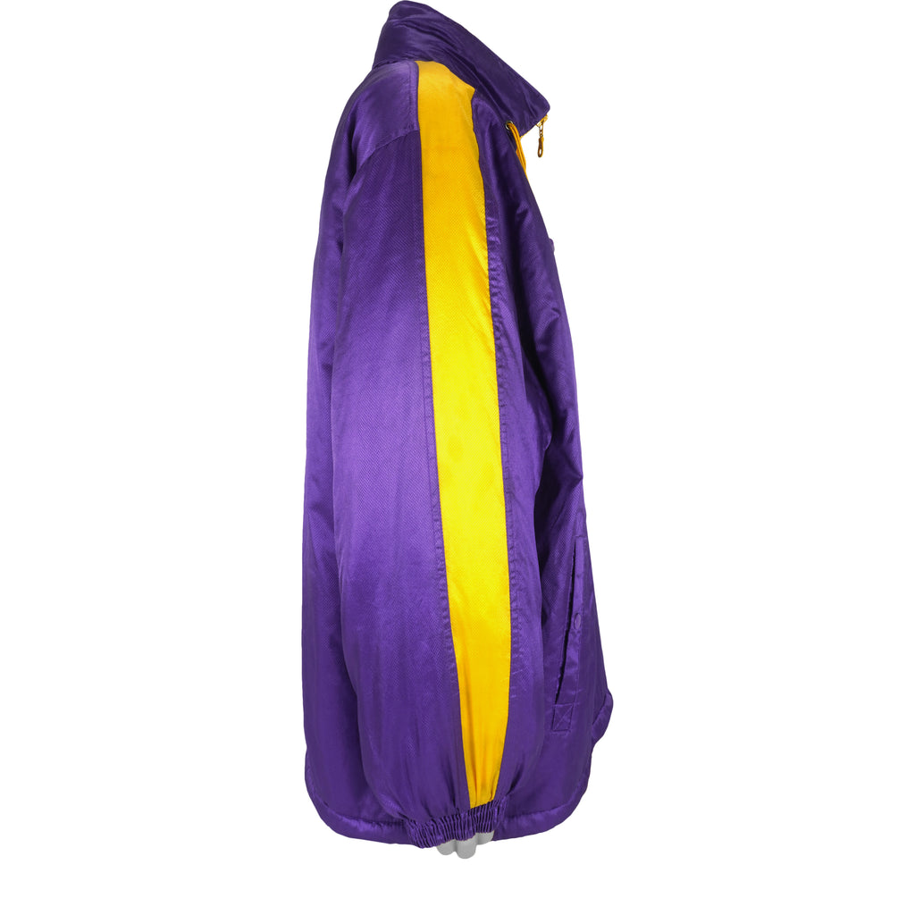 NCAA (Logo Athletic) - LSU Tigers Embroidered Big Logo Jacket 1990s Large Vintage Retro College