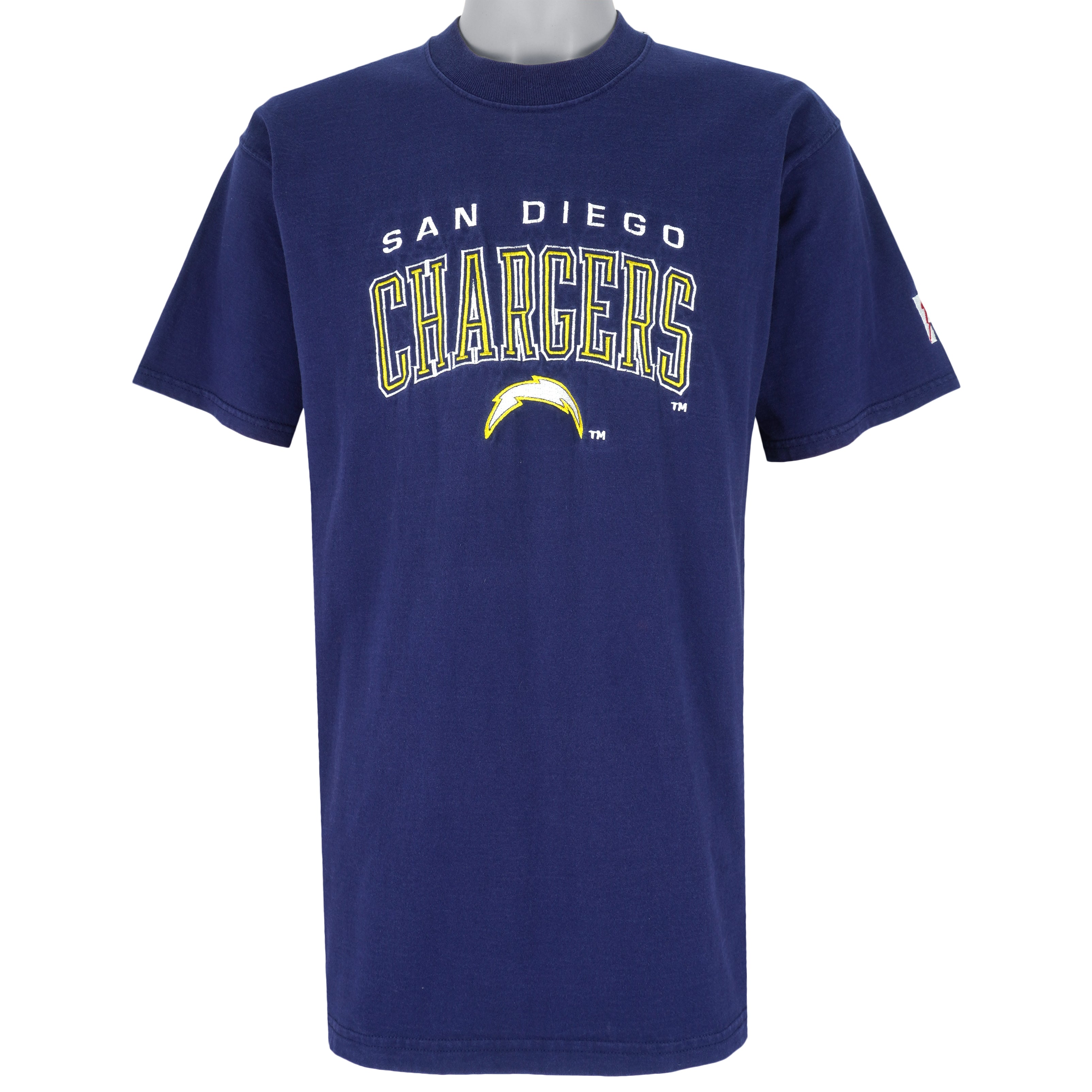 Vintage 80s San Diego Chargers Tee TShirt XLarge Champion Jersey