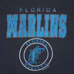 MLB (Jostens) - Florida Marlins Single Stitch T-Shirt 1992 Large Vintage Retro Baseball