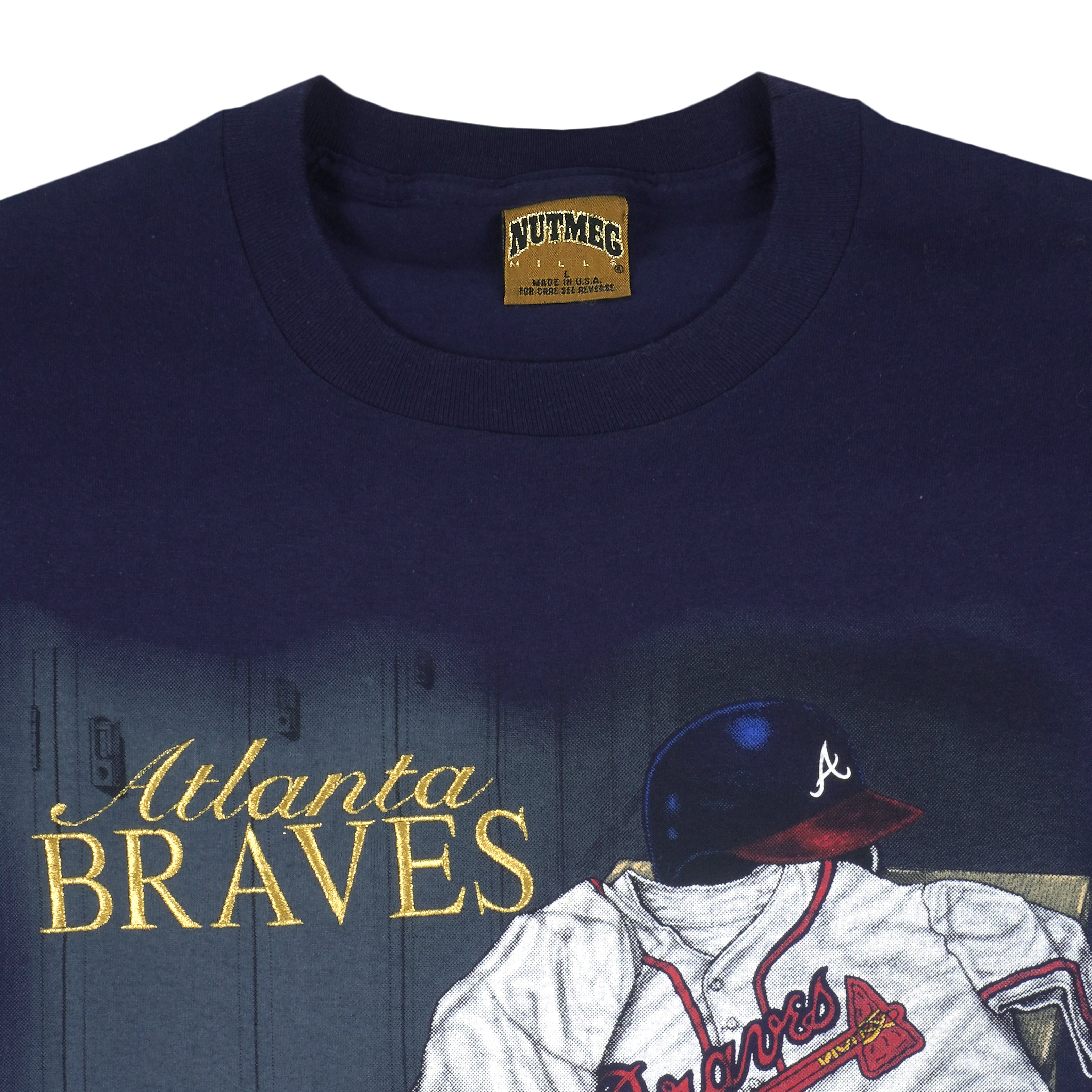 Vintage Atlanta Braves 1995 World Series Champs SALEM T-Shirt Sz. L
