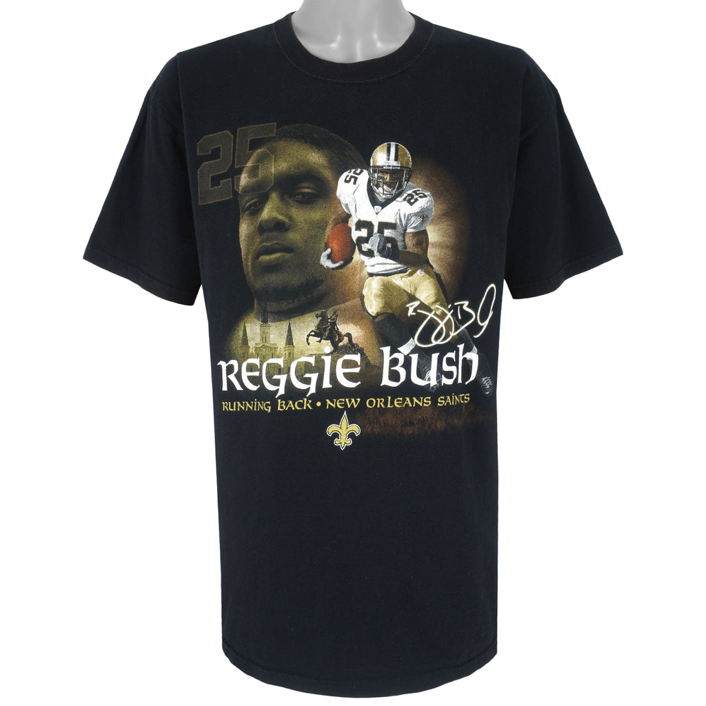 NFL - New Orleans Saints Reggie Bush T-Shirt 2006 X-Large Vintage Retro Football