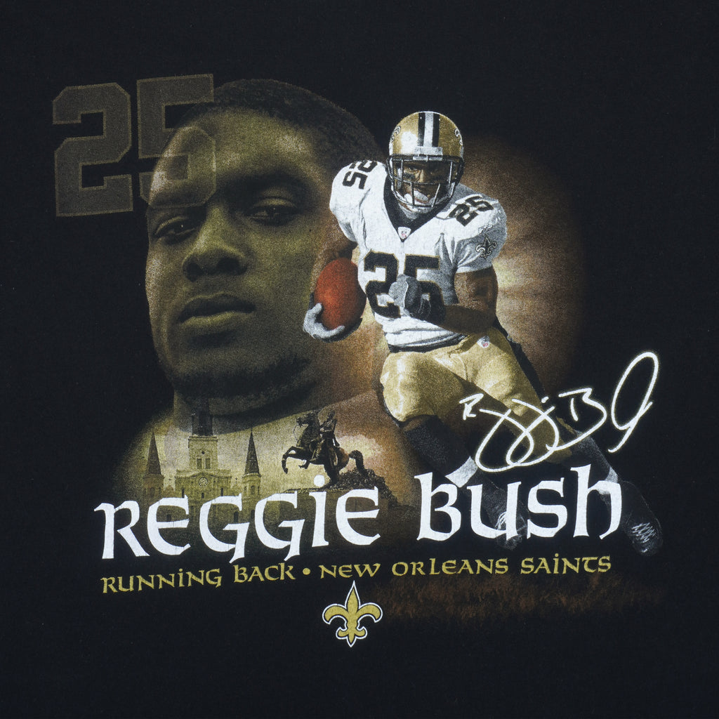 NFL - New Orleans Saints Reggie Bush T-Shirt 2006 X-Large Vintage Retro Football