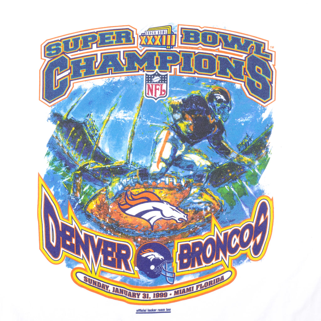 Vintage NFL (Tultex) - Denver Broncos VS Falcons Super Bowl Champions  Sweatshirt 1999 X-Large – Vintage Club Clothing