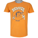 NFL - Denver Broncos Joe Rizzo Single Stitch T-Shirt 1990s Small Vintage Retro Football