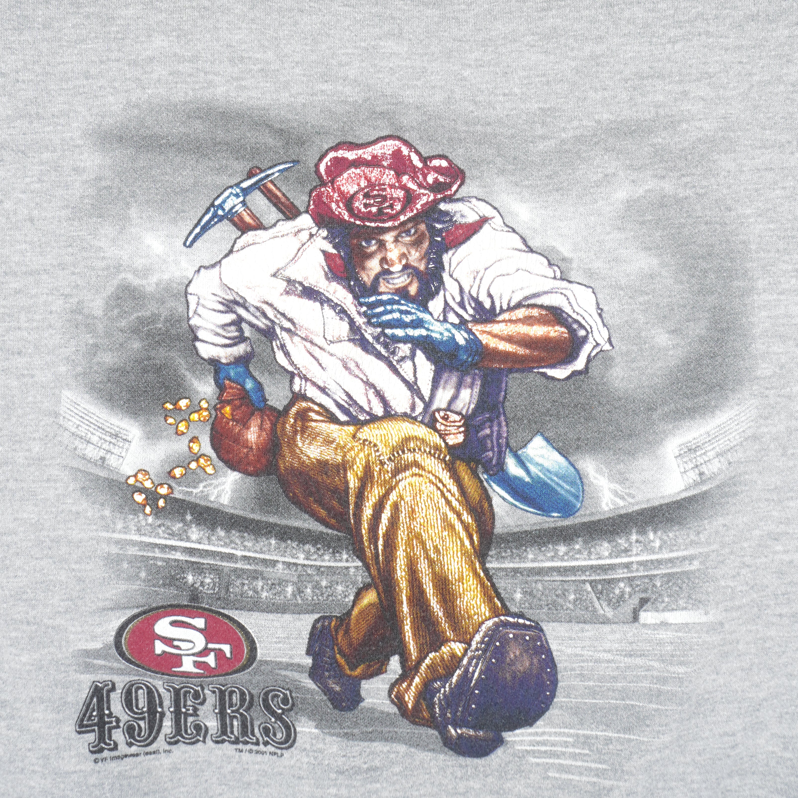 San Francisco 49ers Vintage 90s Miner T-Shirt - Size L