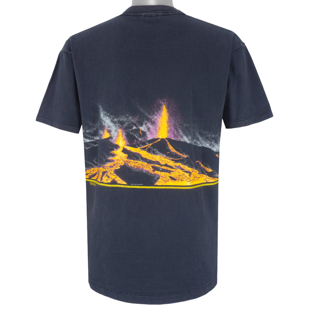 Vintage (Oneita) - Hawaii Volcanoes National Park Kilauea T-Shirt 1990s X-Large Vintage Retro