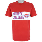 NHL (Nutmeg) - Montreal Canadiens Single Stitch T-Shirt 1990s Medium