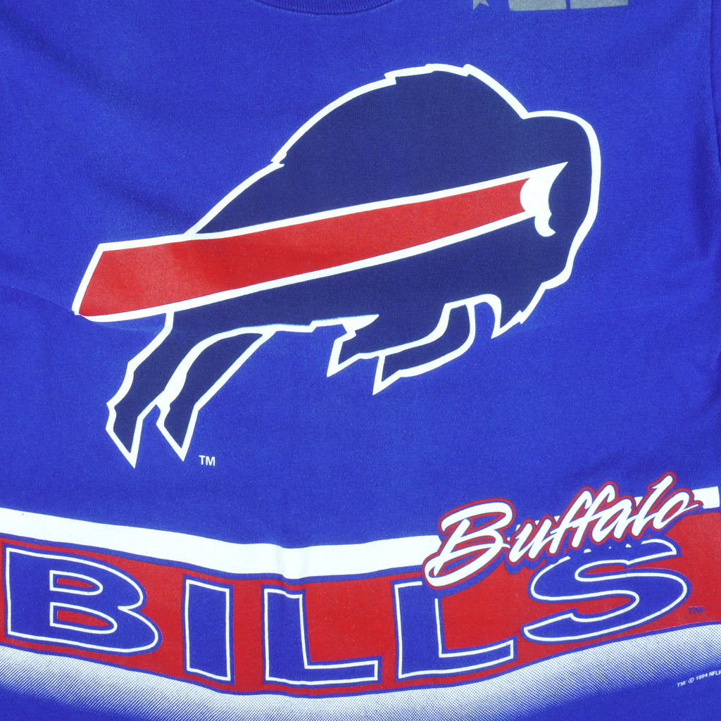 NFL (Salem) - Buffalo Bills Single Stitch T-Shirt 1994 Medium Vintage Retro Football