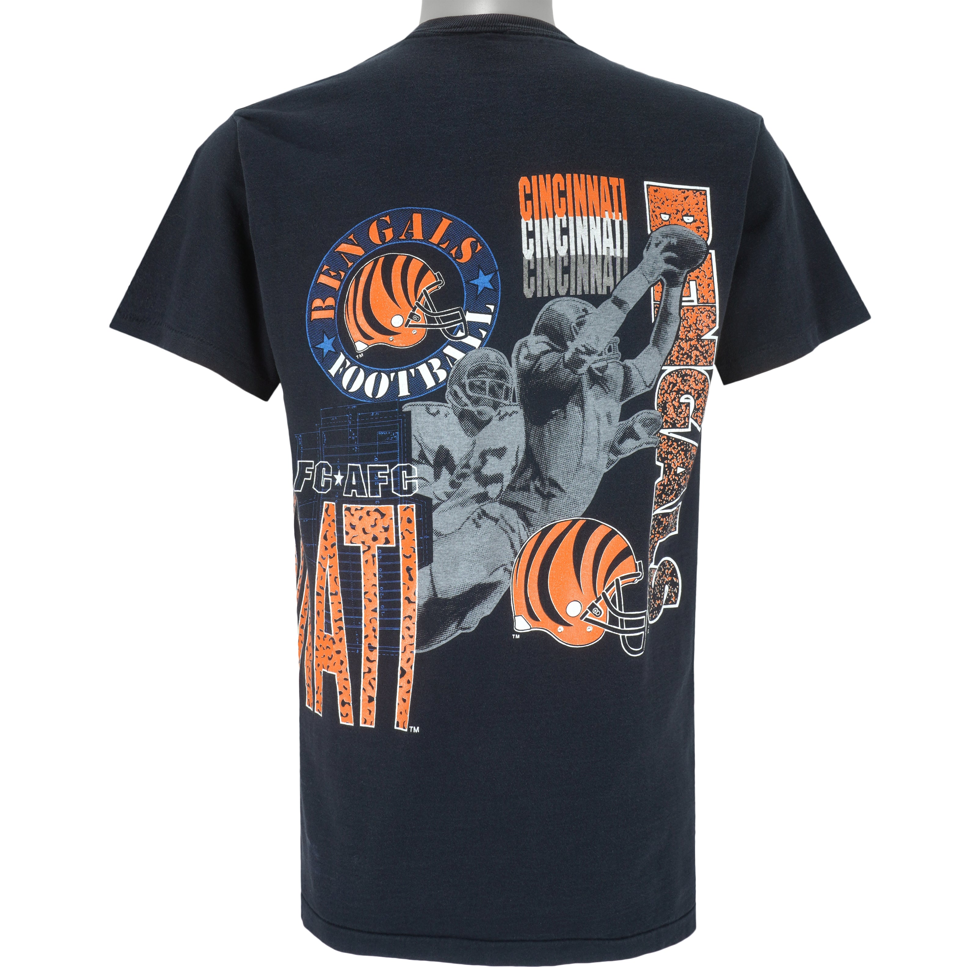 Reebok Cincinnati Bengals Embroidered LS T-Shirt –