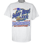 NFL (Logo 7) - New England Patriots Super Bowl Champs 31st T-Shirt 1997 X-Large