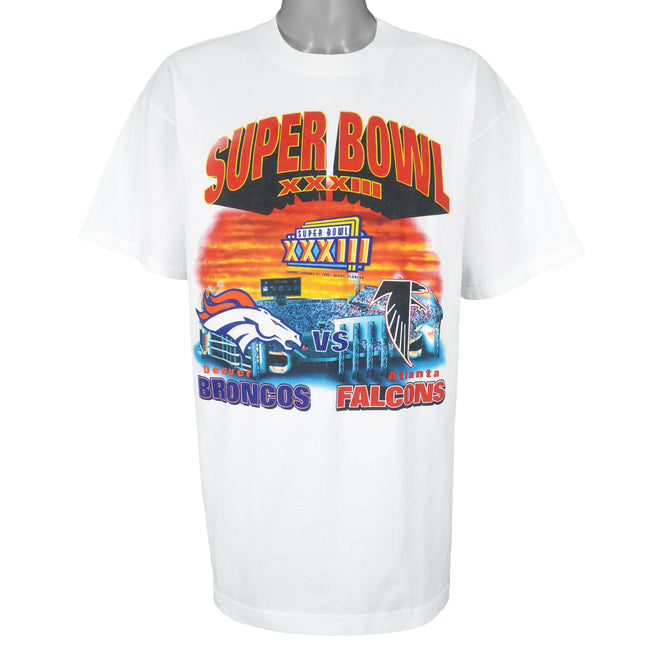 Super Bowl Tee Shirt Box Set XXXIII 33 Atlanta Falcons Denver