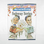 MLB - Yankees X  Mets Subway Series Caricature T-Shirt 2000 Large Vintage Retro Baseball