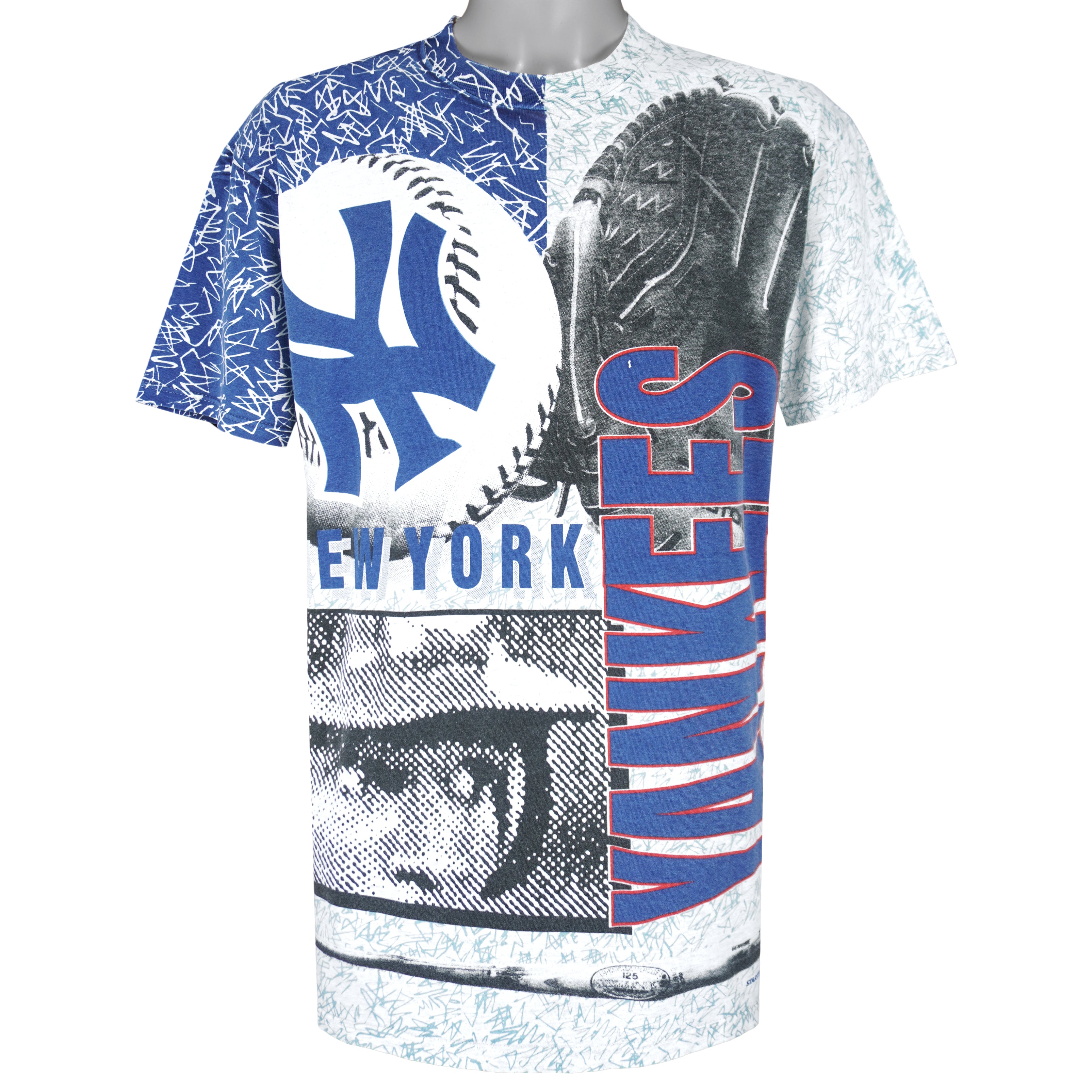 STARTER, Shirts, Vintage 9s New York Yankees Blue Mlb Baseball Starter  Sports Stitched Jersey